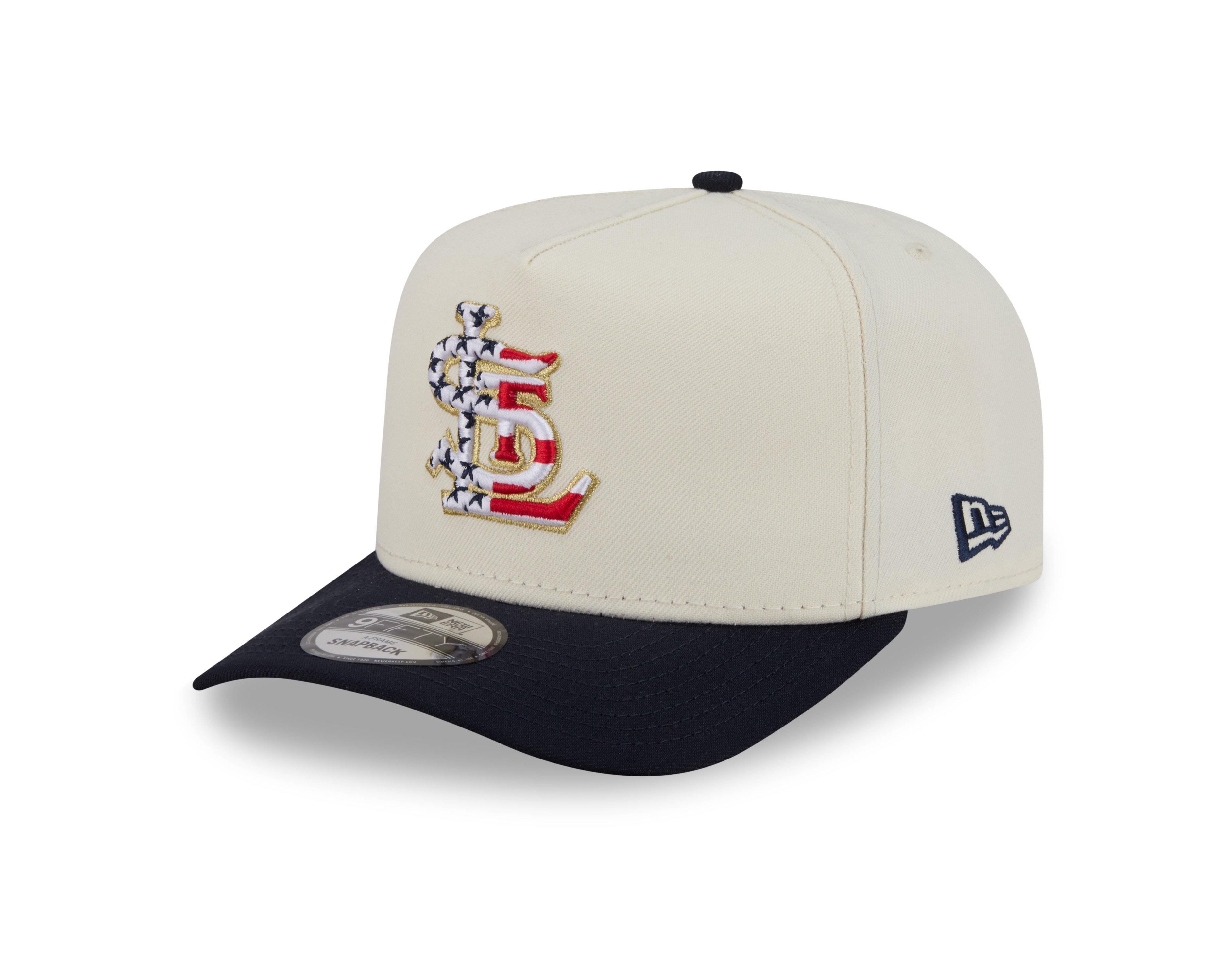 New Era St. Louis Cardinals 9FIFTY A-Frame 4th of July Snapback Hat - Cream - CREAM
